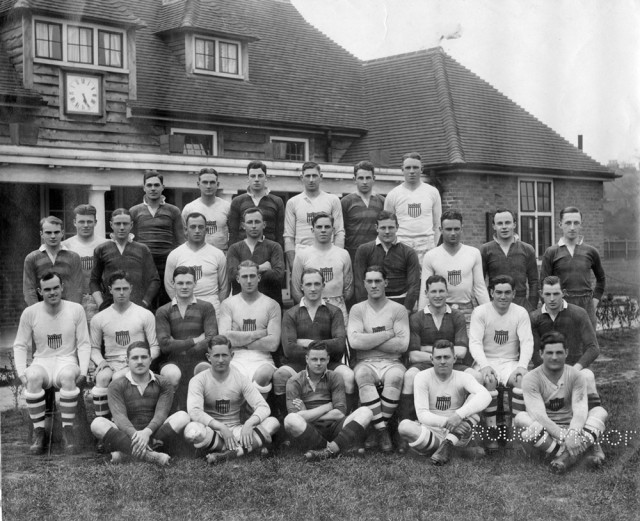 United States Rugby Team and Black Shirts of England